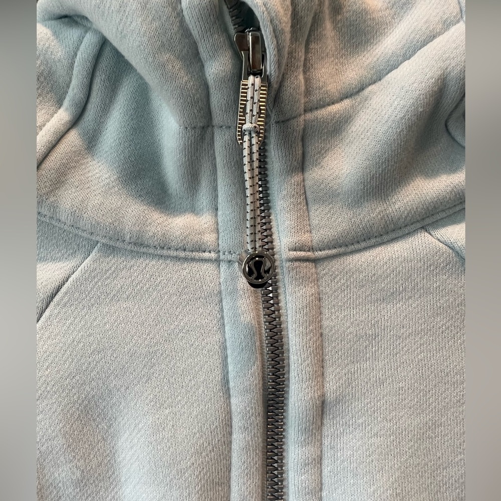 Lululemon scuba zip up hoodie baby blue - Picture 4 of 15